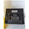 Image 2 : *(4) Plastic Milk Crates Up to 10.5" x 13", Cannot Ship