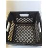 Image 3 : *(4) Plastic Milk Crates Up to 10.5" x 13", Cannot Ship