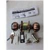 Image 2 : (4) Doorknob Installation Kits- NIB, Some Water Damage