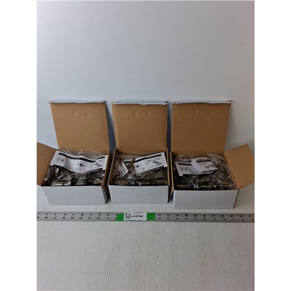 (3) Sets of Door Lever Installation Kits- NIB