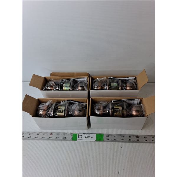 (4) Doorknob Installation Kits- NIB