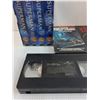 Image 2 : (12) VHS Movies (Superman 1-4, Wayne's World, Ace Ventura)