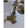 Image 2 : Vintage Ornate Metal Base Table Lamp - Tested - 29" Tall, As is - PICK UP