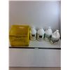 Image 1 : (4) 3.79 L Jugs of Shampoo, Body Soap, Laundry Soap (Some Partial), Plastic Milk Crate -PICK UP ONLY