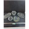 Image 1 : (5) Glass/Crystal Serving/Display Dishes