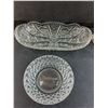Image 2 : (5) Glass/Crystal Serving/Display Dishes