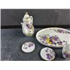 Image 2 : Miniature Ceramic Tea and Cream & Sugar Set