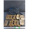 Image 1 : Metal Switch and Wall Socket Plate Covers and Lug Brand Bag