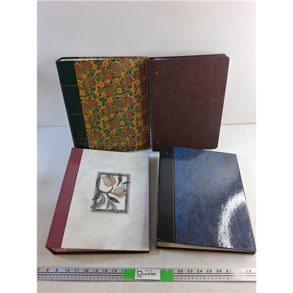 (4) Photo Albums 6" x 4"
