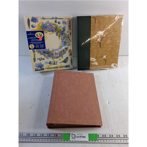 (3) Photo Albums