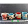 Image 1 : (4) Starbucks Collector Series Ceramic Mugs - Chipped