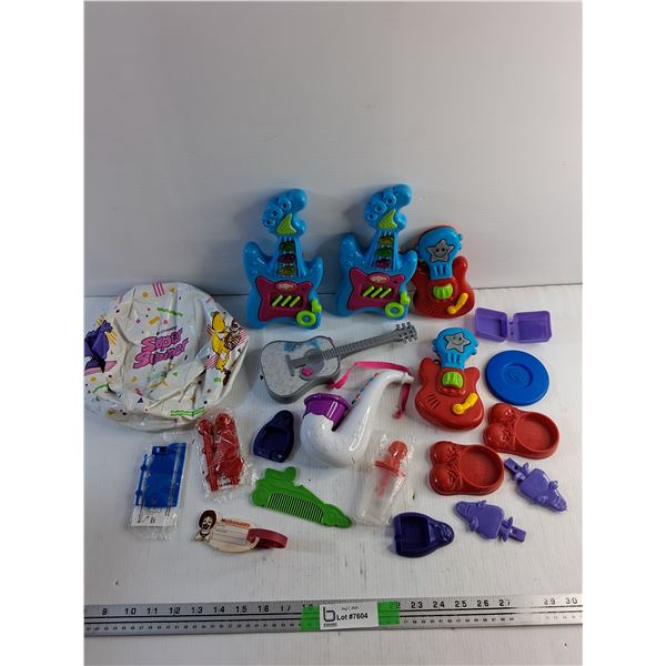 McDonalds Happy Meal Ball, Various Kids Toys and Vintage McDonald's Name Tag