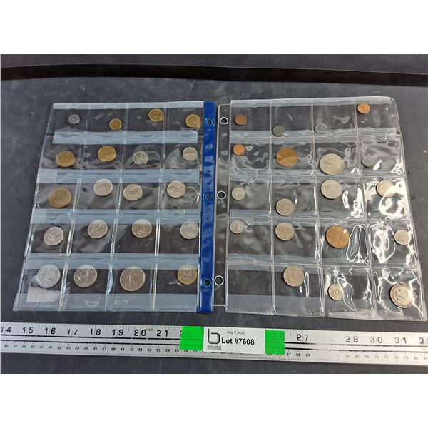 Various European Coins - Francs, Kroger and Misc