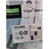 Image 6 : MSA V Gard Accessory System - Frame V Card for Slotted MSA Caps and Visor - New