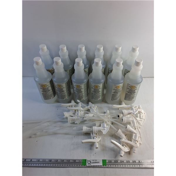 (12) 1L Bottles of Sunshine Hard Surface Sanitizers - Cannot Ship