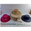 Image 1 : 16" x 6" Hat Box and (3) Wicker Hats