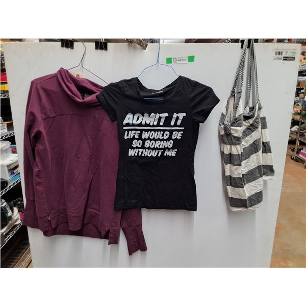 Long-sleeve Shirt - Size XL, Ladies T Shirt and Tank Top - Size S