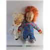 Image 1 : Chucky and Bride of Chucky Dolls 22"-Tiffany Missing a Foot
