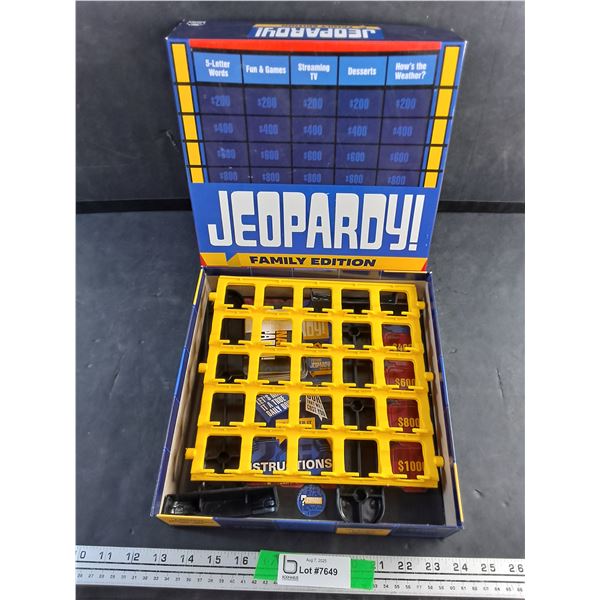 Jeopardy Family Edition Game
