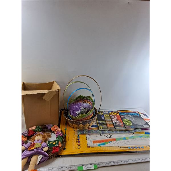 Wreath, Easter Baskets, Assorted Posters, Misc - Pick Up