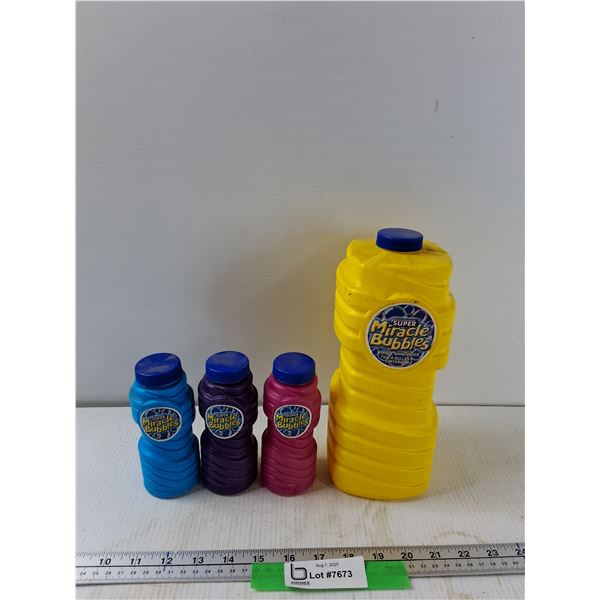 (4) Super Miracle Bubbles - As Is -  PICK UP ONLY