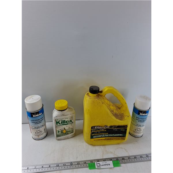 Degreaser, (2) Switch And Contact Cleaner, Killex - As Is CANNOT SHIP
