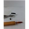 Image 3 : Wooden Roller, Hand Mixer - As Is