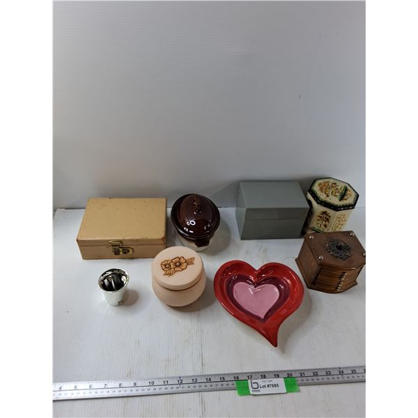 Coasters, Jewelry Box, Decorative Tin, Misc - As Is