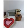 Image 3 : Coasters, Jewelry Box, Decorative Tin, Misc - As Is