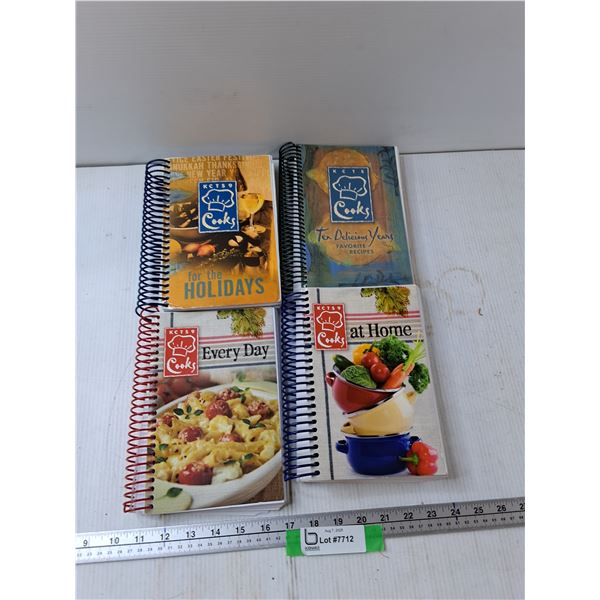 (4) Cookbooks - Every Day, At Home, Ten Delicious Recipes, For The Holidays