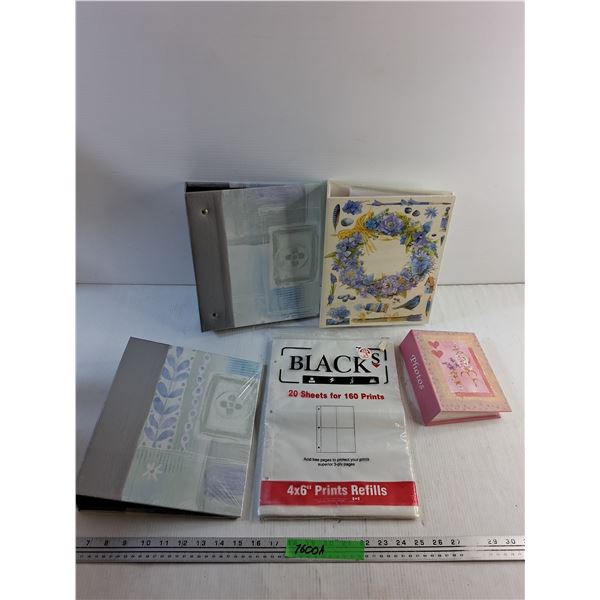 Photo Albums and 4" x 6" Prints Refills