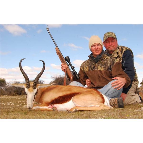 4 Day South Africa Plains Game Hunt and  4 Day Victoria Falls Retreat for 1 Hunter & 1 Observer