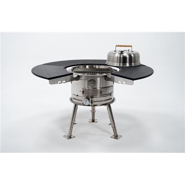 Gather Grills 18” Mini - grill, smoker, griddle, firepit, pizza oven, and table all in one!