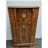 Image 1 : # Antique Sparton Art Deco Style Cabinet Radio - Powers On, As Is 23" x 12" x 38" - CANNOT SHIP