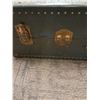 Image 8 : # McBrine Brand Antique Gentlemans Style Steamer Trunk - 21" x 15" x 36" - CANNOT SHIP