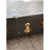 Image 9 : # McBrine Brand Antique Gentlemans Style Steamer Trunk - 21" x 15" x 36" - CANNOT SHIP