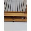 Image 2 : # Wooden Wall Mount Archery Arrow & Bow Rack w/ Locking Storage w/Arrows - 30" x 7.5" x 28" - CANNOT