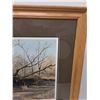 Image 5 : # Ducks Unlimited "Up The Creek - Wood Ducks" Print in Frame - 38" x 31" - CANNOT SHIP