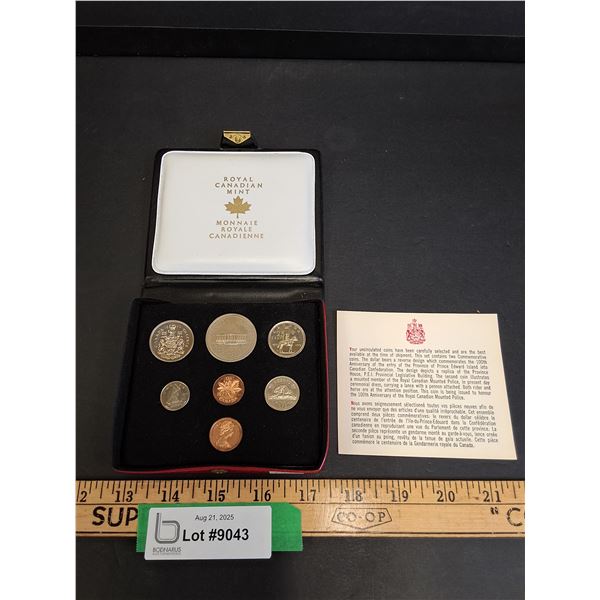 Royal Canadian Mint Coin Collection in Original Case - Prince Edward Island Dollar Edition