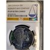 Image 2 : PF69 Graded Canadian 1995 $1 Ultra Cameo Hudson's Bay Coin