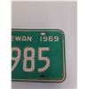 Image 3 : Saskatchewan Farm License Plate - 1969