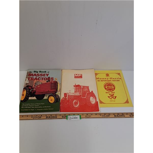The Big Book of Massey Tractors & (2) Advertising History Booklets