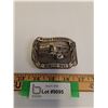 Image 1 : Massey Ferguson Belt Buckle - 3.5" x 2.5" - Winter 1985