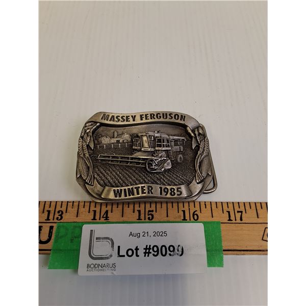 Massey Ferguson Belt Buckle - 3.5" x 2.5" - Winter 1985