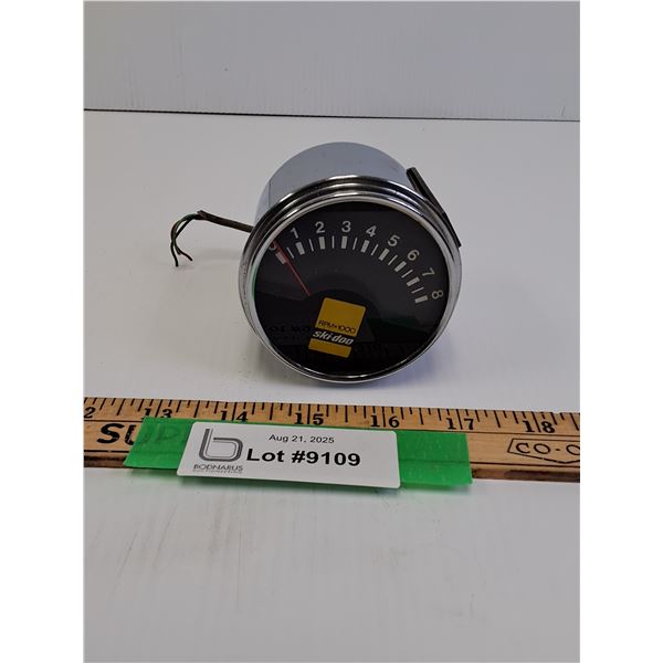 Vintage Snowmobile Skidoo Tachometer/RPM Gauge