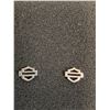 Image 2 : ^ Harley Davidson Sterling Silver Women's Stud Earrings