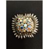 Image 2 : ^ Vintage Brooch - Sherman Style - 3" x 2.5"