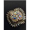 Image 4 : ^ Vintage Brooch - Sherman Style - 3" x 2.5"