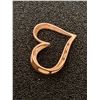 Image 3 : ^ 10K Rose Gold & Diamond Heart Necklace Pendant w/Case