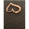 Image 5 : ^ 10K Rose Gold & Diamond Heart Necklace Pendant w/Case